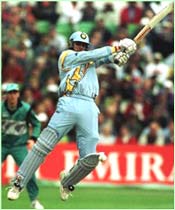 Rahul Dravid in action