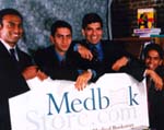  from the left are, Pingle, Bhan, 
Kapoor and Shariff (with glasses)