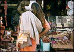 Sadhus out shopping